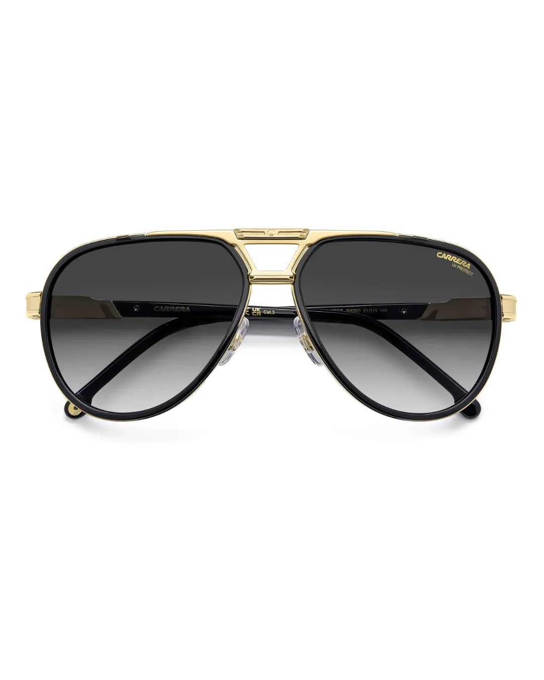Gafas de Sol Carrera 1076/S/US – Aviador en Acero Inoxidable Black Gold