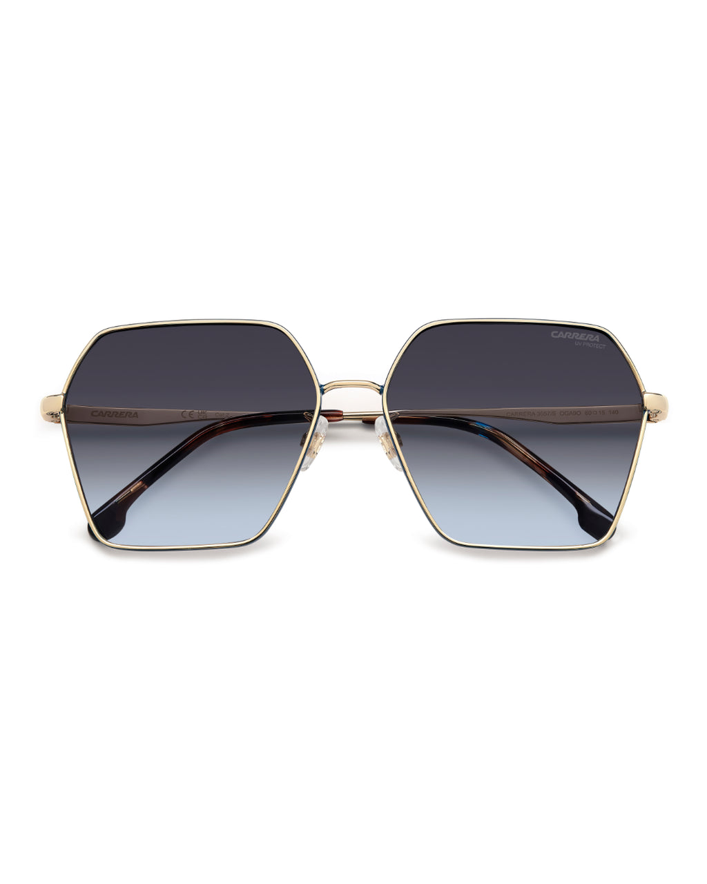 Lentes de Sol Carrera 3057/S para Mujer | Cuadrados Dorado y Azul Teal