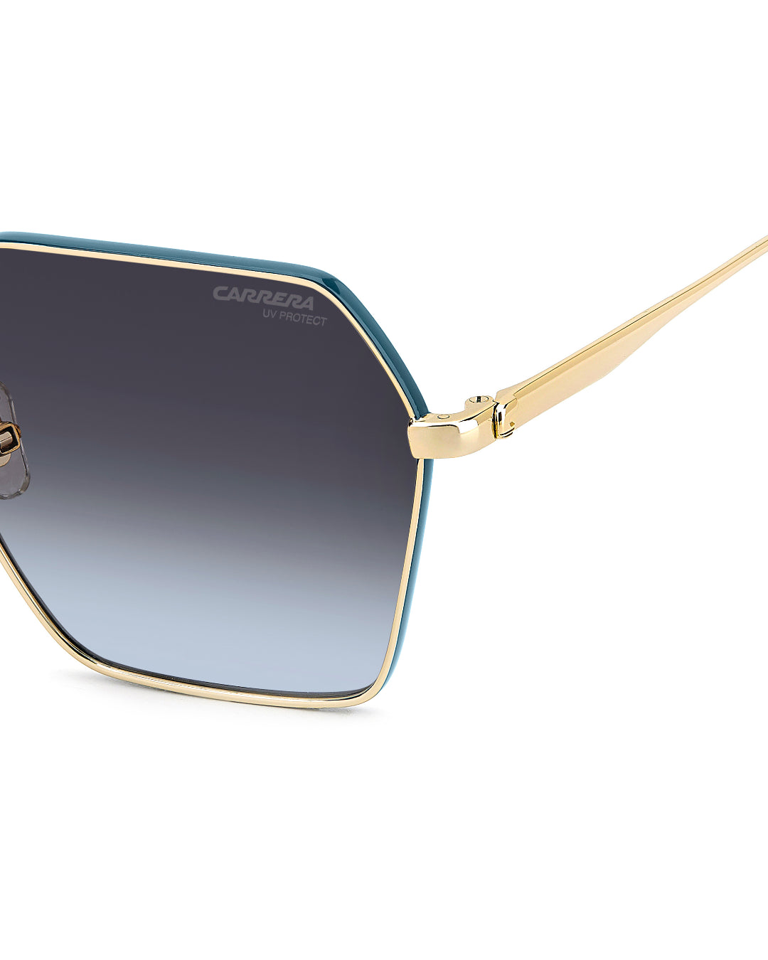 Lentes de Sol Carrera 3057/S para Mujer | Cuadrados Dorado y Azul Teal