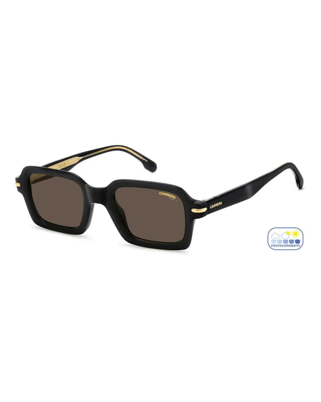 Gafas de Sol Carrera 358/S – Rectangulares en Acetato con Lentes Fotocromáticas Amarillas