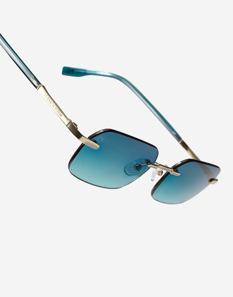 Gafas Hawkers Enigma | Edición Light gold Blue To Green