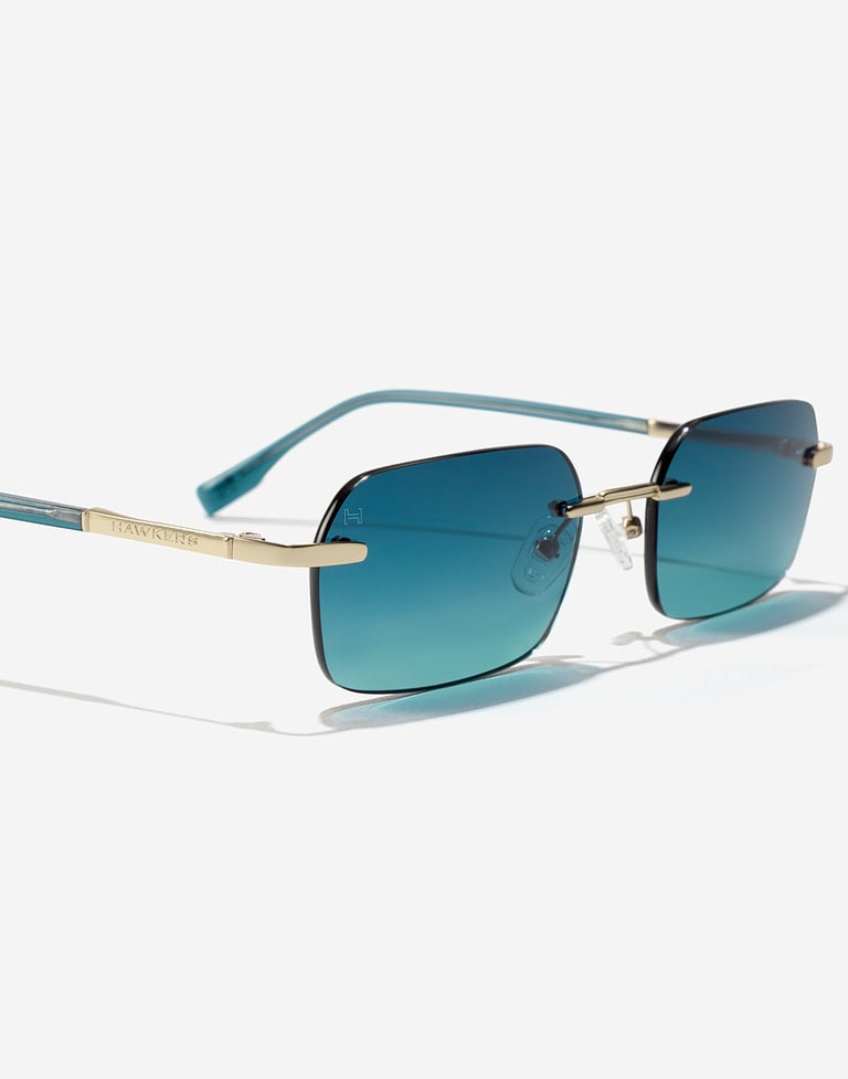 Gafas Hawkers Enigma | Edición Light gold Blue To Green