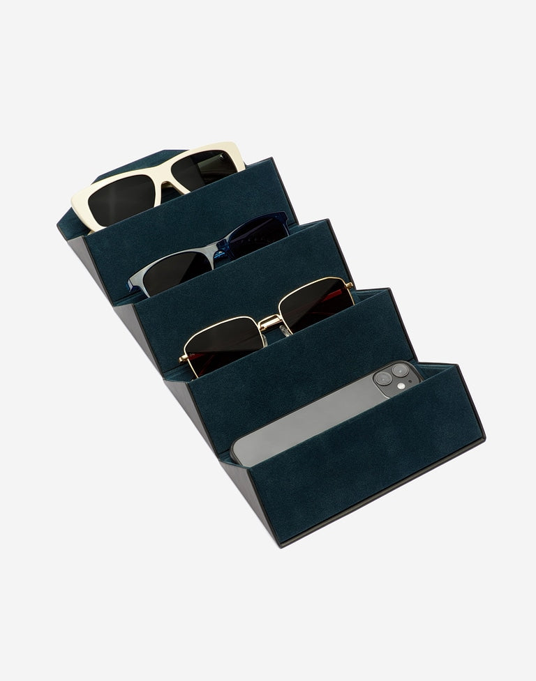 Estuche de Viaje Rigido Para Gafas - Hawkers - Azul Marino
