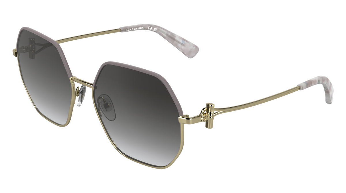Longchamp LO191S 723 dorado con lentes ahumados degradados - imagen 2
