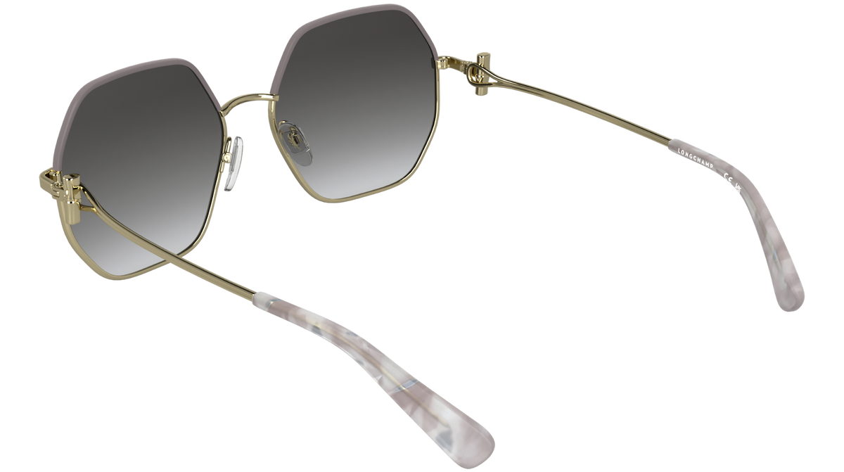Longchamp LO191S 723 dorado con lentes ahumados degradados - imagen 4