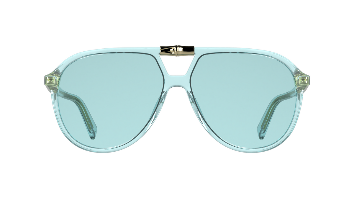 Longchamp LO800S 419 aqua transparente - vista frontal